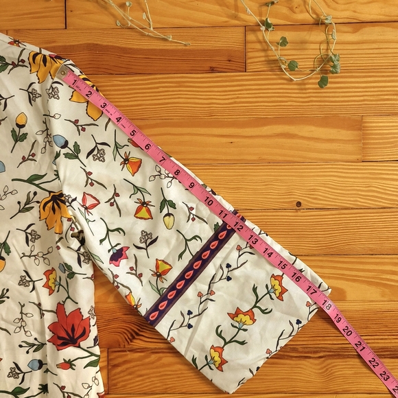 To My Lovers Maxi Dress Tiered Button Liberty Floral and Paisley - size medium - Picture 13 of 14